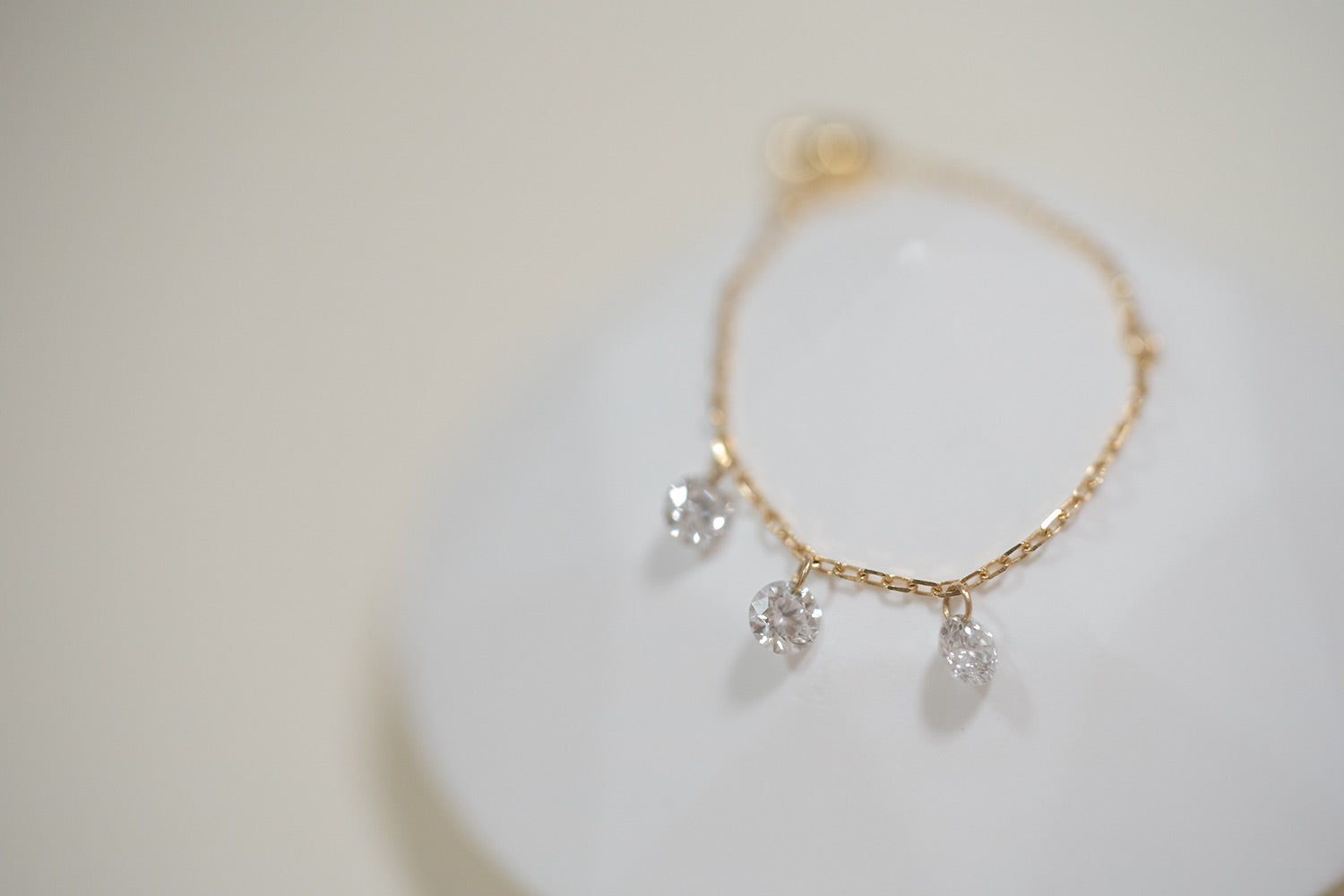 訂製懸浮鑽石鏈戒