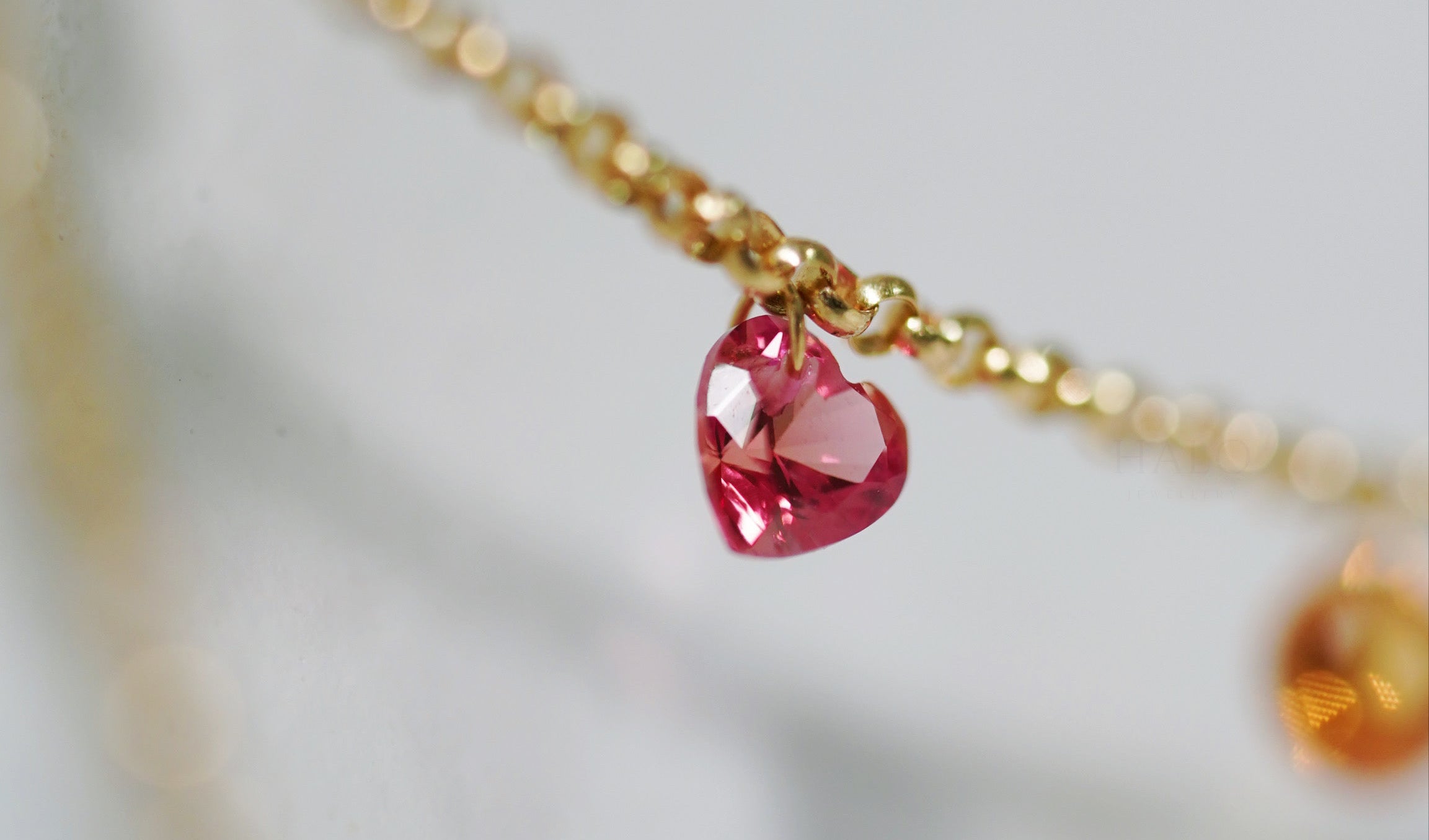 懸浮彩色寶石手鏈