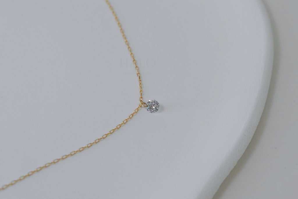 懸浮鑽石手鏈 (單粒）