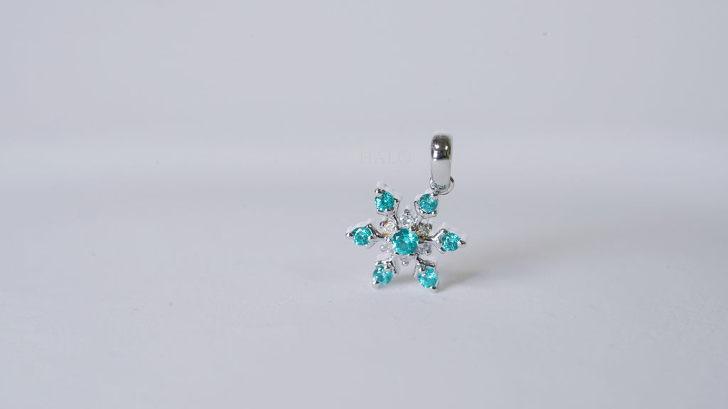 雪花吊墜