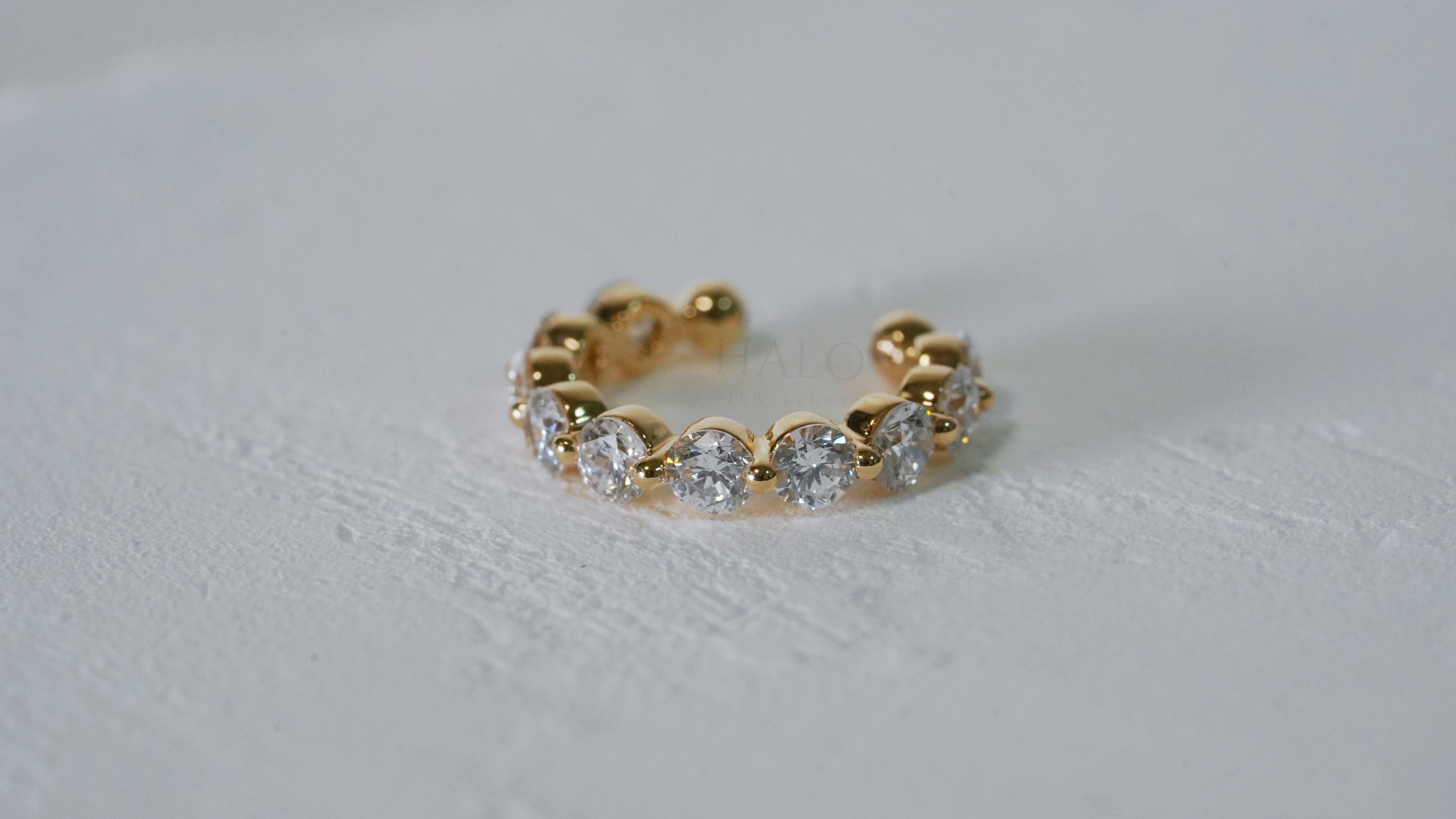 單爪鑽石耳骨夾