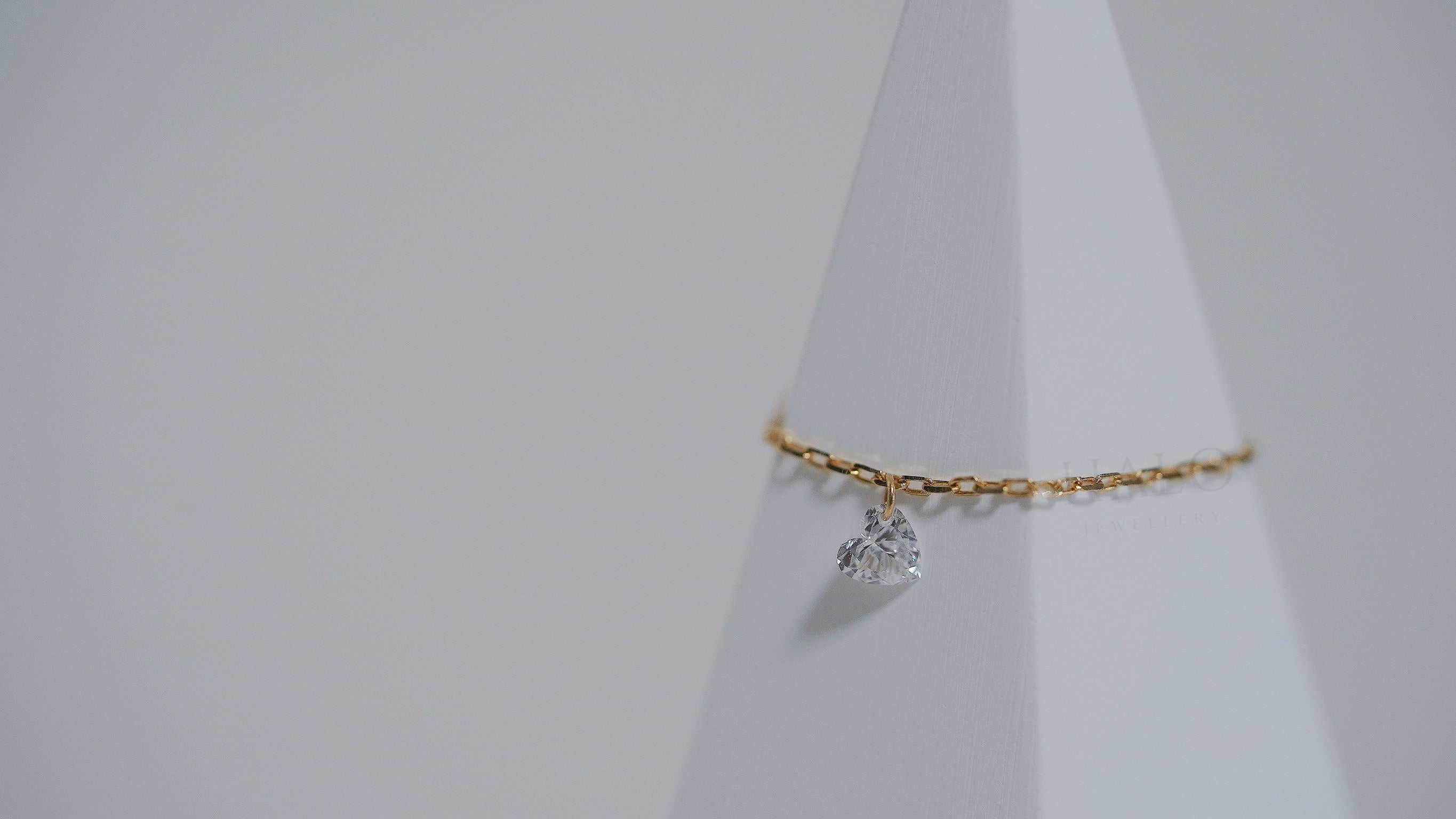 懸浮鑽石鏈戒 (單粒）