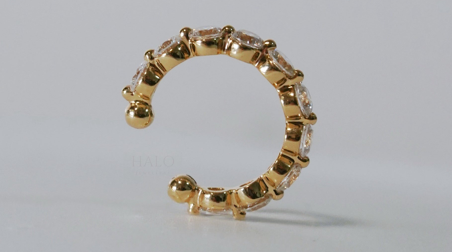 單爪鑽石耳骨夾